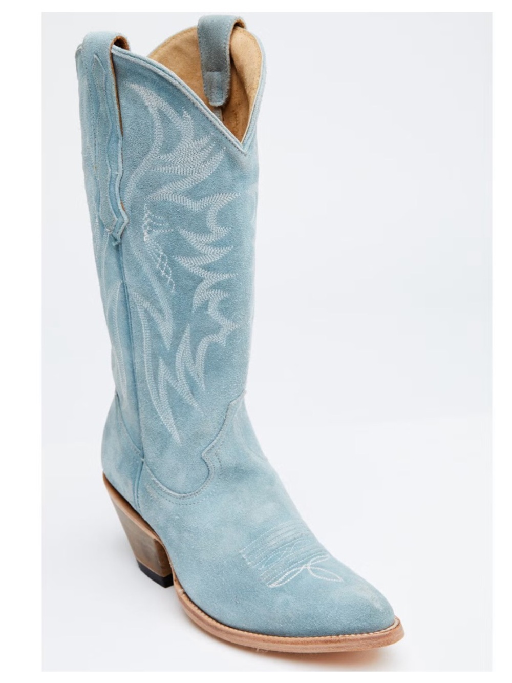 Idyllwind Powder Blue Suede Western Mid-Calf Boots
